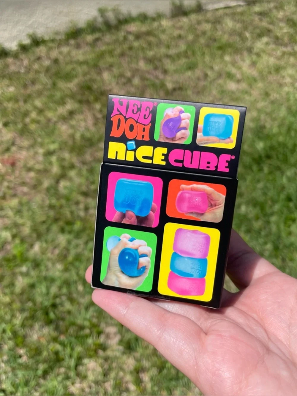 Blue NeeDoh Nice Cube - Picture 3 of 3